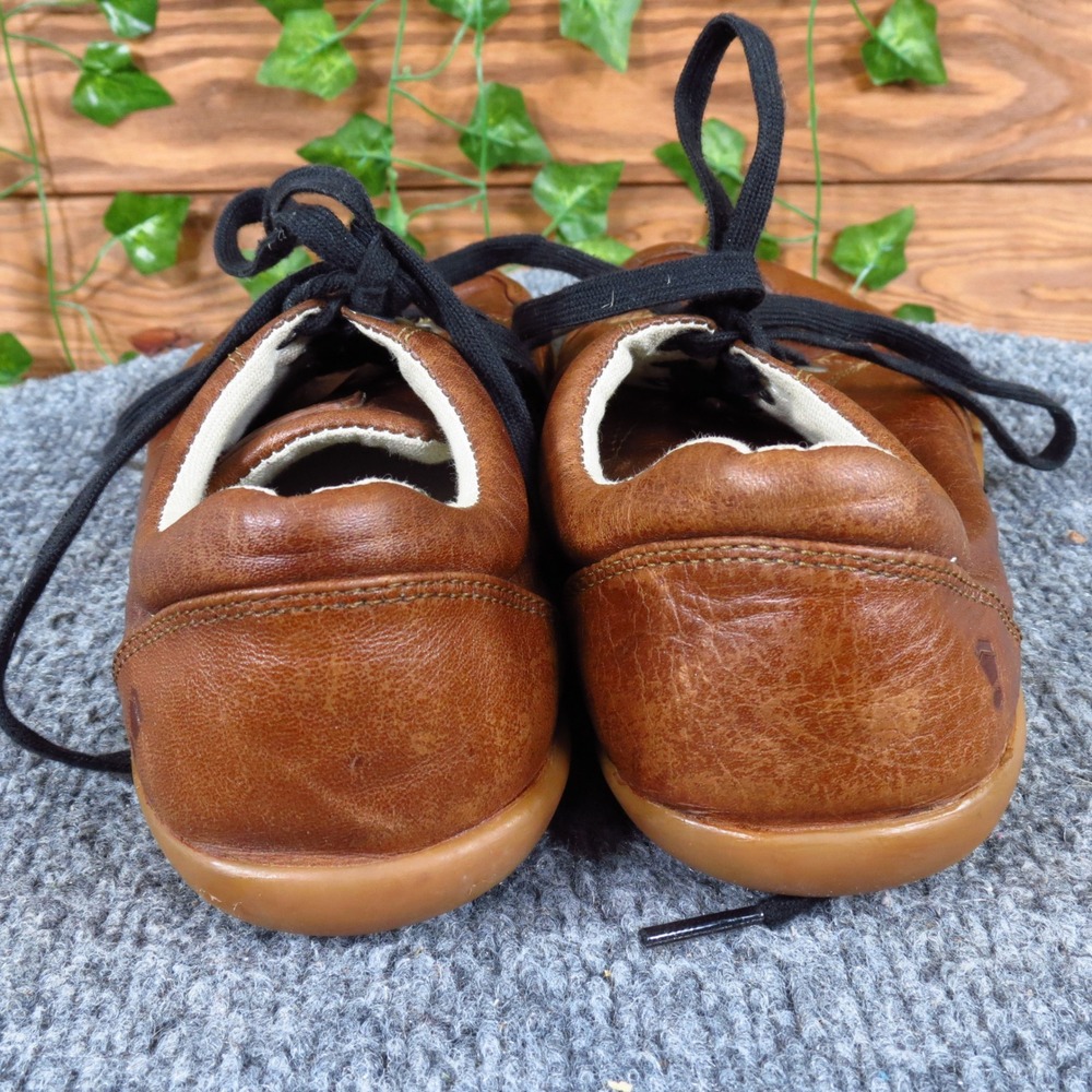 Splay Freestyle Unisex Barefoot Shoes Sz M7 W9 Minimalist Brown Leather Gum Sole - Picture 5 of 9